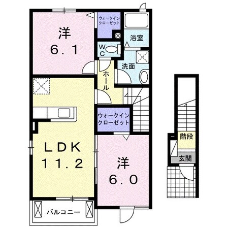 メゾン　ド　コンフォートの物件間取画像